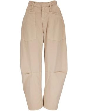 Nili Lotan High-Waist Pants - Natural