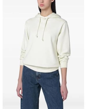 A.P.C. Hoodie Met Opgestikte Zak - Wit