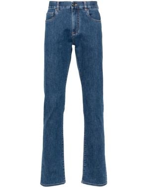 Canali Slim-Cut Jeans - Blue