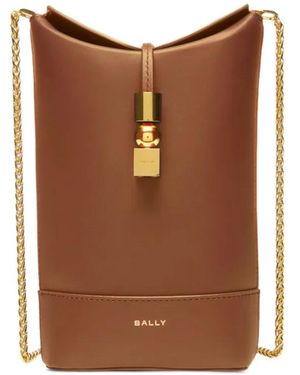 Bally Block Mini Bag - Brown