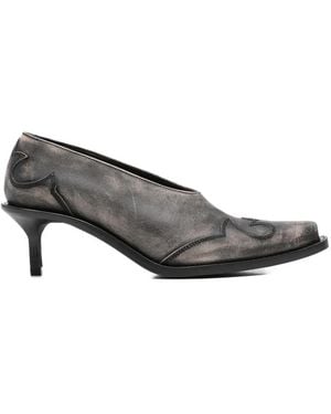 Ann Demeulemeester Leather Pumps - Grey