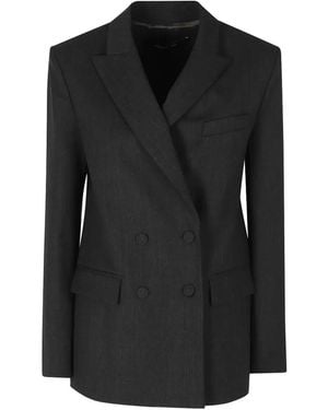 FEDERICA TOSI Double-Breasted Blazer - Black