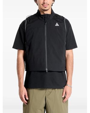 Nike Death Bloom Zip-Detail Gilet - Black