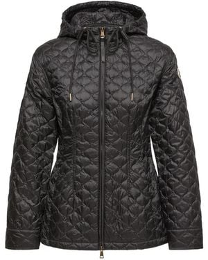 Moncler Arum Quilted Hooded Jacket - Black