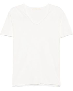 Forme D'expression V-Neck T-Shirt - White