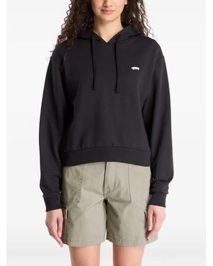 Vans W Salton Logo-Patch Hoodie - Black