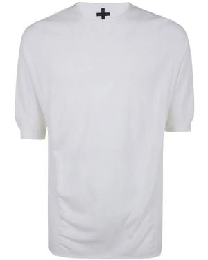 MD75 Ribbed-Trim T-Shirt - White