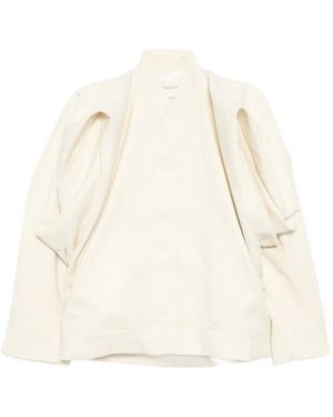 Litkovskaya Jacke Mit Blumenärmeln - Weiß