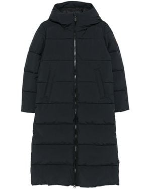 Save The Duck Hooded Quilted Coat - Black