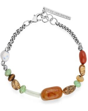Dries Van Noten Bracelet À Pierres Multicolores - Métallisé