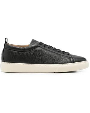Henderson Grainy-Leather Trainers - White