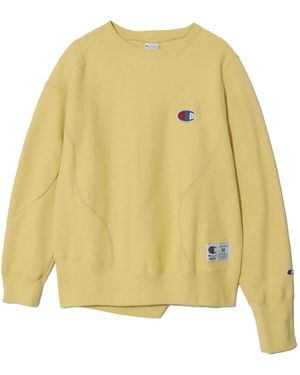 Undercover X Champion Felpa Girocollo - Giallo