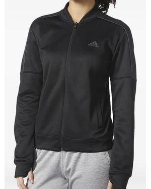 adidas Team Issue Bomber Zip-Up Jacket - Black