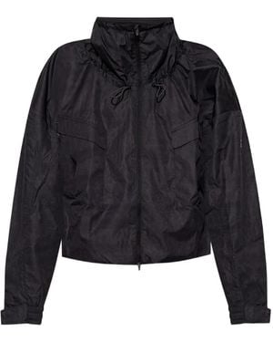 adidas By Stella McCartney Giacca A Collo Alto Con Coulisse - Nero