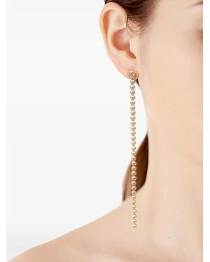 Shihara Node Circle-Shaped Stud - Natural