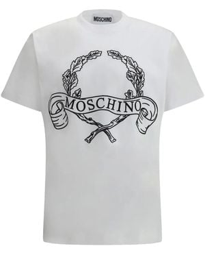 Moschino Regular Fit T-Shirt With Round Neckline - Grau