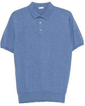 Caruso Short-Sleeve Polo Shirt - Blue