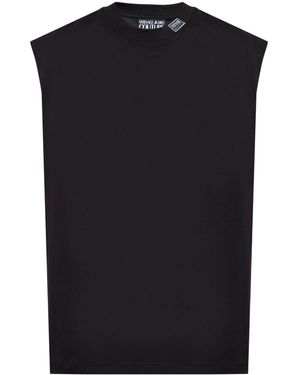 Versace Jeans Couture ロゴタグ Tシャツ - ブラック