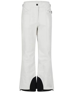 Moncler Logo-Patch Ski Pants - White