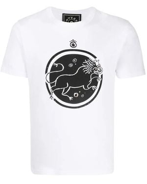 Swarovski T-Shirt Con Decorazione Di Cristalli - Bianco