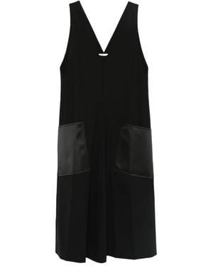 Carven Kleid mit Einsätzen - Schwarz