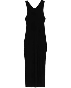 Norma Kamali Racer long maxi dress - Negro