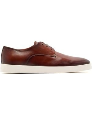 Santoni Lace-Up Derby Shoes - Brown