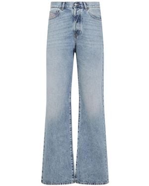DIESEL Regular Jeans High Waist 1971 D-Sent - Blue