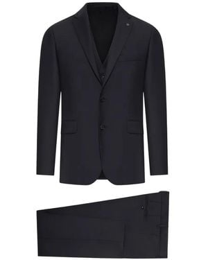 Tagliatore Bruce Wool Suit - Blue