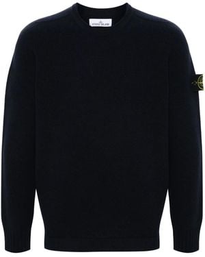 Stone Island Jersey con distintivo Compass - Azul