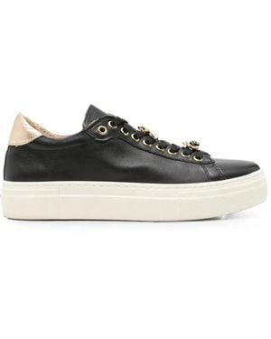 SERGIO MORETTI FIRENZE Insect-Embellished Metallic-Panel Trainers - White