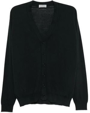 John Smedley Cardigan Boutonné Bradrick À Col V - Noir