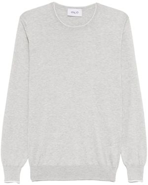 D4.0 Crew-Neck Jumper - White