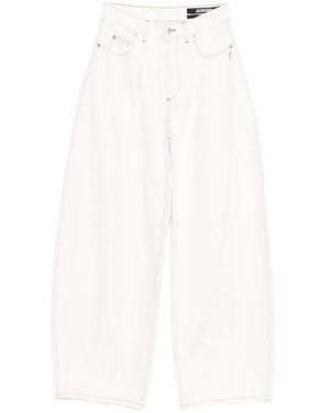 Jacquemus Ovalo De-Nîmes Jeans - White