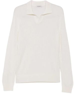 Kangra Pull Texturé À Manches Longues - White