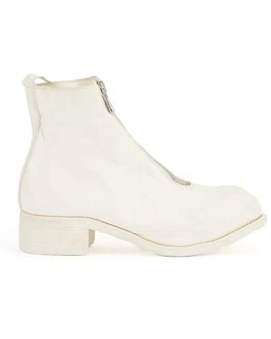 Guidi - Front Zip Ankle Boots - Men - Deer Skin - 41 - Natural