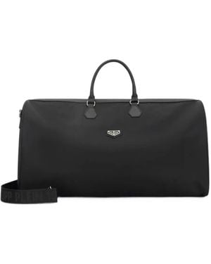 Philipp Plein Nylon Weekend Bag - Black