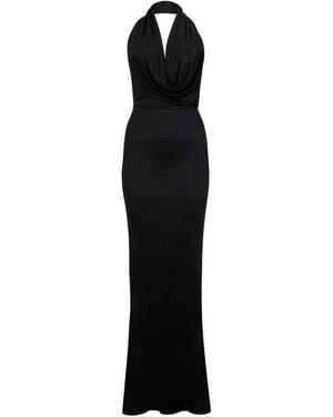 DSquared² Halterneck Maxi Dress - Black