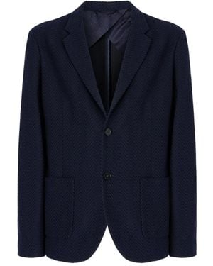 Missoni Herringbone Blazer - Blue