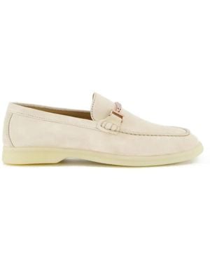 Gibaldi Peach Aurora Loafers - Natural