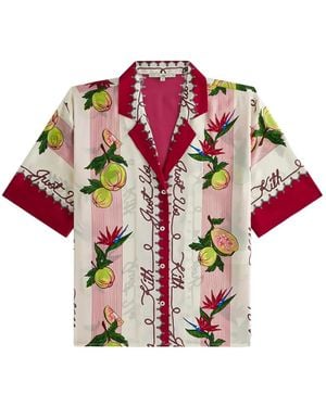 Kith Elena Ii Hemd Mit Guaven-Print - Pink