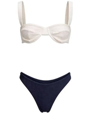Osklen Gerippter Bikini - Weiß