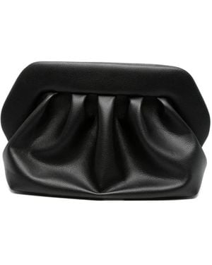 THEMOIRÈ Bios Gathered Clutch Bag - Black