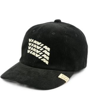 Visvim Excelsior Ii Corduroy Baseball Cap - Black