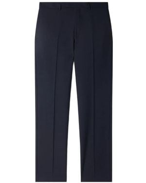 Sandro Virgin Wool Trousers - Blue