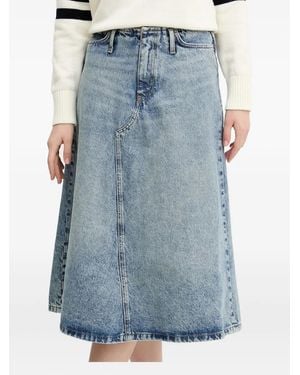 HUGO Denim Rok Met A-Lijn - Blauw