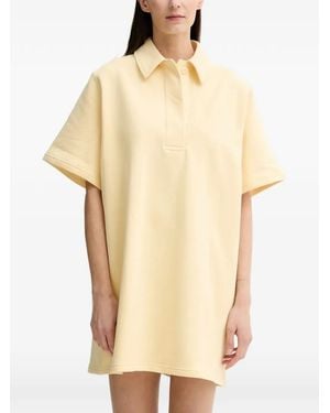 Stand Studio Vestido Camisero Tipo Polo - Neutro