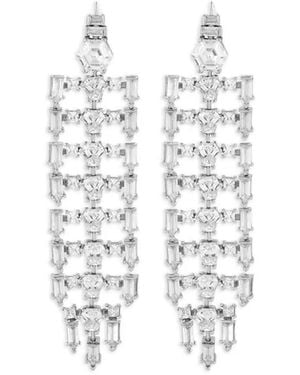 Isharya Boucles D'Oreilles Radiant Waterfall - Blanc