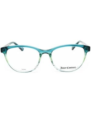 Juicy Couture Gradient-Effect Round-Frame Glasses - Blue