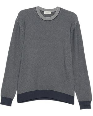 Piacenza 1733 Patterned Silk Jumper - Grey